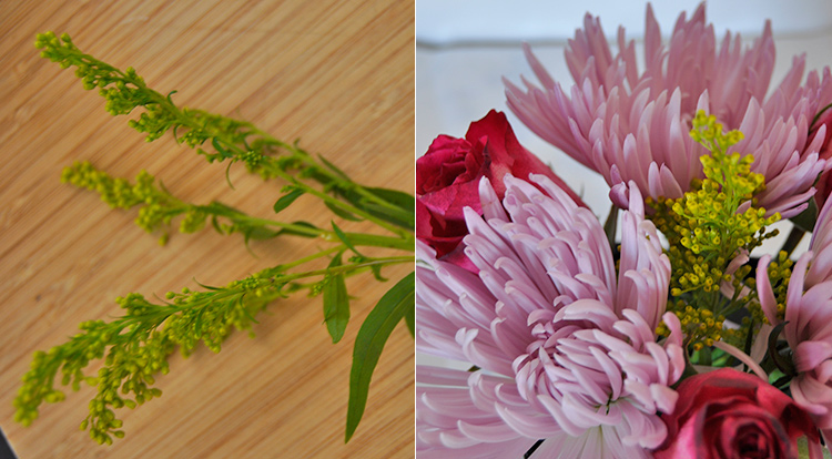 3 How to - How to make flower arrangement. Secondary flowers and fill in the gaps.