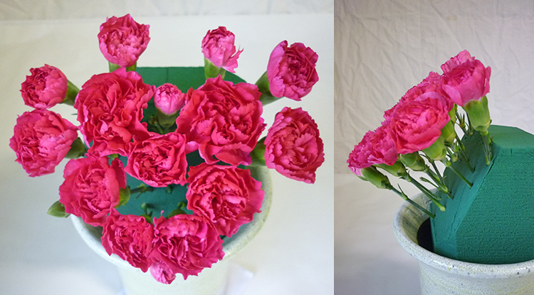 3 How to, How to arrange flowers with love shape. Inserting a love shape.
