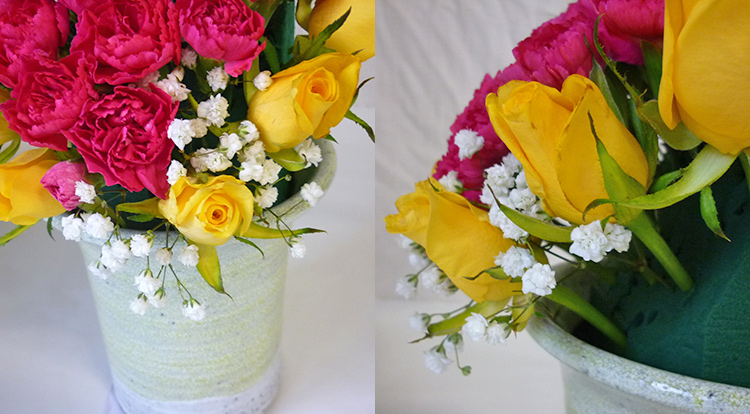 3 How to, How to arrange flowers with love shape. Fill in the gaps.
