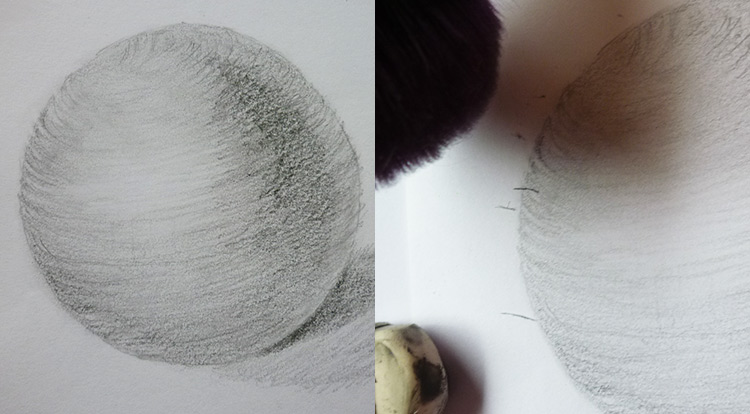 3 How to, How to draw light, shading and texture. lights and shadings. Practice to draw a sphere with texture.