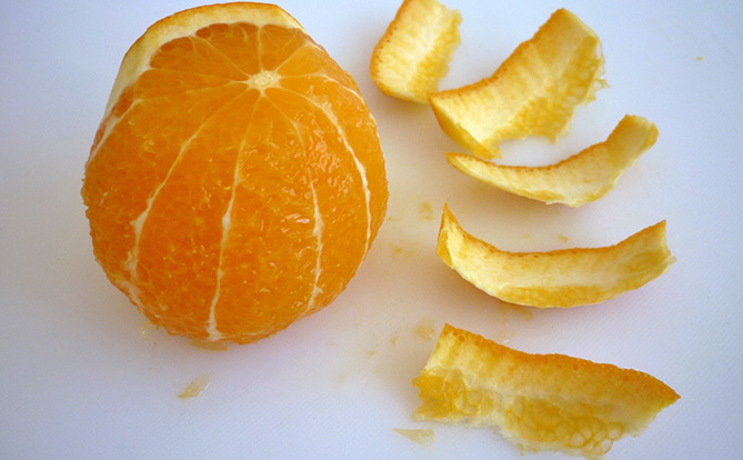Orange art, remove orange peel step 5