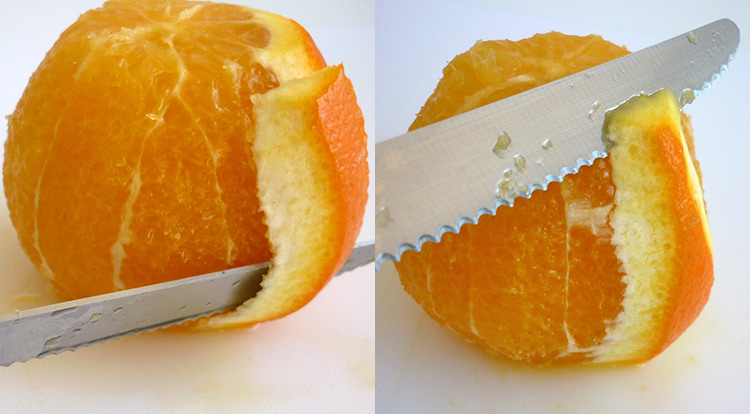 Orange art, remove orange peel step 6