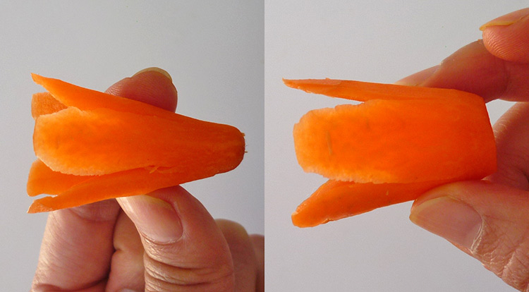 3 How to, Carrot flower, 2 methods to create carrot flowers