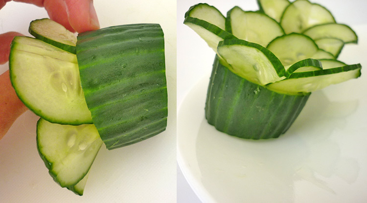 3 How to, Cucumber flower with 5 petals, tips