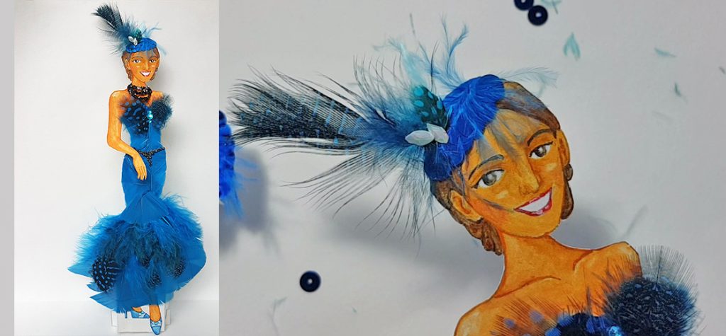 How to make a feather Fascinator and a evening necklace